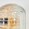 Ripoll globe light, wall light Amber, clear, Smoke-coloured, 3-light sources