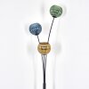 Koyoto globe light, floor lamp blue, gold, green, 3-light sources