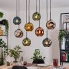 Ripoll hanging light, globe light, pendant light Ecru, black, 8-light sources