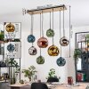 Ripoll hanging light, globe light, pendant light Ecru, black, 8-light sources