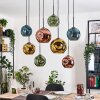 Ripoll hanging light, globe light, pendant light Ecru, black, 8-light sources