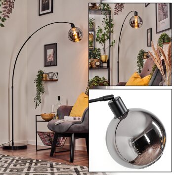 Koyoto floor lamp, Arch lamps black, 1-light source