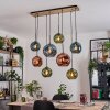 Ripoll hanging light, globe light, pendant light Ecru, black, 8-light sources