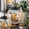 Gastor hanging light, globe light, pendant light Amber, clear, 6-light sources