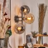 Gastor globe light, wall light Amber, Smoke-coloured, 3-light sources