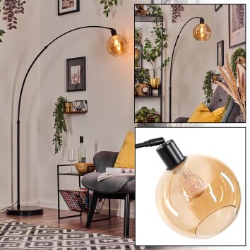 Koyoto floor lamp, Arch lamps black, 1-light source