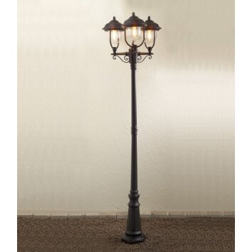 Konstsmide Parma floor lamp black, 1-light source