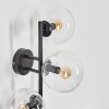 Gastor globe light, wall light clear, 3-light sources