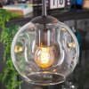 Ripoll hanging light, globe light, Cluster pendant lamp clear, 4-light sources