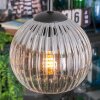 Koyoto hanging light, globe light, Cluster pendant lamp Amber, clear, Smoke-coloured, 4-light sources