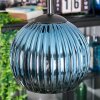 Koyoto hanging light, globe light, Cluster pendant lamp blue, green, coppery, 4-light sources