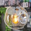 Ripoll hanging light, globe light, Cluster pendant lamp Amber, clear, Smoke-coloured, 4-light sources