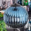 Koyoto hanging light, globe light, Cluster pendant lamp blue, gold, coppery, 4-light sources