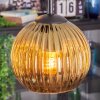 Koyoto hanging light, globe light, Cluster pendant lamp blue, gold, coppery, 4-light sources