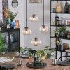 Ripoll hanging light, globe light, Cluster pendant lamp clear, 4-light sources