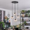 Ripoll hanging light, globe light, Cluster pendant lamp clear, 4-light sources