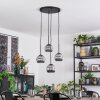 Ripoll hanging light, globe light, Cluster pendant lamp Smoke-coloured, 4-light sources
