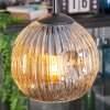 Ripoll hanging light, globe light, Cluster pendant lamp Amber, 4-light sources