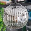 Ripoll hanging light, globe light, Cluster pendant lamp clear, Smoke-coloured, 4-light sources