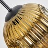 Ripoll hanging light, globe light, Cluster pendant lamp gold, 4-light sources
