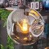 Ripoll hanging light, globe light, Cluster pendant lamp Smoke-coloured, 4-light sources