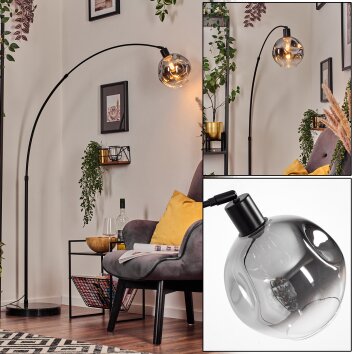 Ripoll floor lamp, Arch lamps black, 1-light source