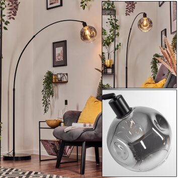 Ripoll floor lamp, Arch lamps black, 1-light source