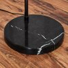 Bassagoda floor lamp, Arch lamps chrome, black, 1-light source, Fabric lampshade