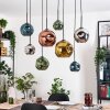 Ripoll hanging light, globe light, pendant light Ecru, black, 8-light sources
