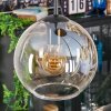 Koyoto hanging light, globe light, Cluster pendant lamp Amber, clear, 4-light sources