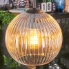 Koyoto hanging light, globe light, Cluster pendant lamp Amber, clear, Smoke-coloured, 4-light sources