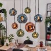 Ripoll hanging light, globe light, pendant light Ecru, black, 8-light sources