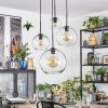 Koyoto hanging light, globe light, Cluster pendant lamp clear, 4-light sources