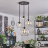 Koyoto hanging light, globe light, Cluster pendant lamp clear, 4-light sources