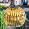 Ripoll hanging light, globe light, Cluster pendant lamp gold, clear, 4-light sources