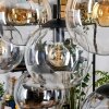 Gastor hanging light, globe light, pendant light Amber, clear, Smoke-coloured, 8-light sources