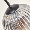 Koyoto ceiling light, globe light 89 cm Amber, clear, Smoke-coloured, 12-light sources