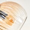 Koyoto ceiling light, globe light 89 cm Amber, clear, Smoke-coloured, 12-light sources