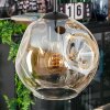 Ripoll globe light, Cluster pendant lamp Amber, clear, 4-light sources