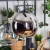 Koyoto hanging light, globe light, pendant light Amber, chrome, clear, Smoke-coloured, 6-light sources