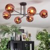 Koyoto ceiling light, globe light 72 cm coppery, 6-light sources