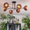 Koyoto ceiling light, globe light 78 cm clear, coppery, 6-light sources