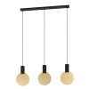Eglo lights SARONA hanging light black, 3-light sources