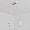 ANNEAU Ceiling Light LED chrome, silver, 2-light sources