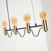 Gnarp Pendant Light black-gold, 4-light sources
