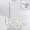 Cuyama Pendant Light white, 6-light sources