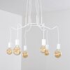 Cuyama Pendant Light white, 6-light sources