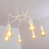 Cuyama Pendant Light white, 6-light sources