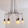 Cuyama Pendant Light black, 6-light sources