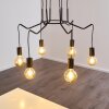 Cuyama Pendant Light black, 6-light sources